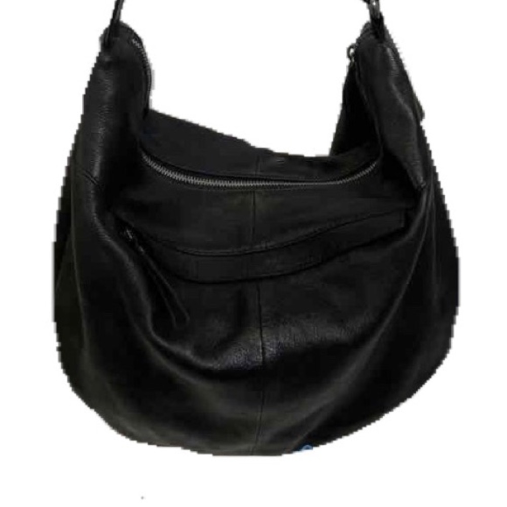 100% Genuine Leather Black Vilenca Holland Purse